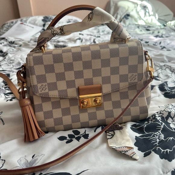 Louis Vuitton Handbags - Louis Vuitton Checkered Crossbody Bag - Damier azur